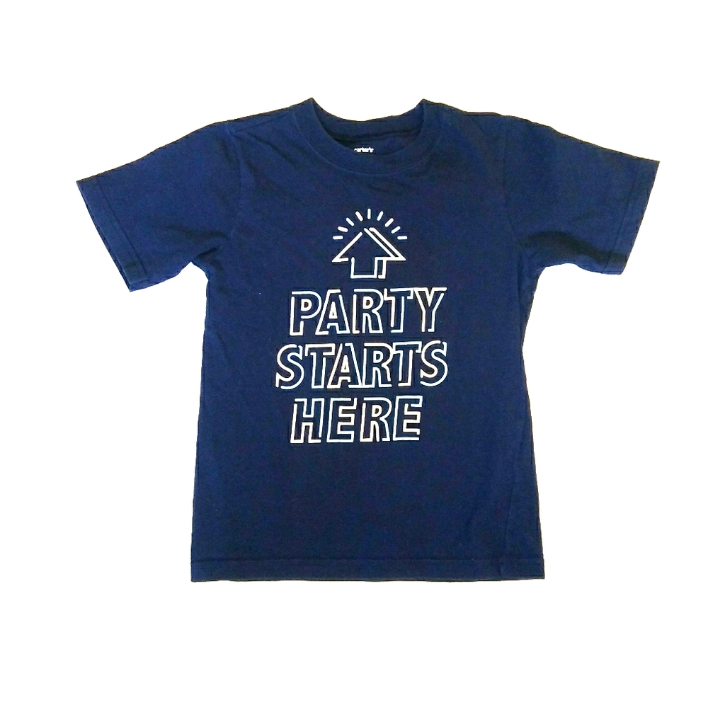 Carter's 5T t-shirt  Navy Blue / White